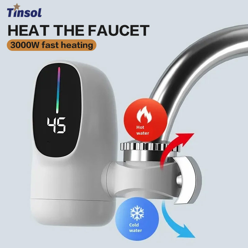 Home Improvement K&B Construction - TINSOL 3000W Instant Hot Faucet Hot