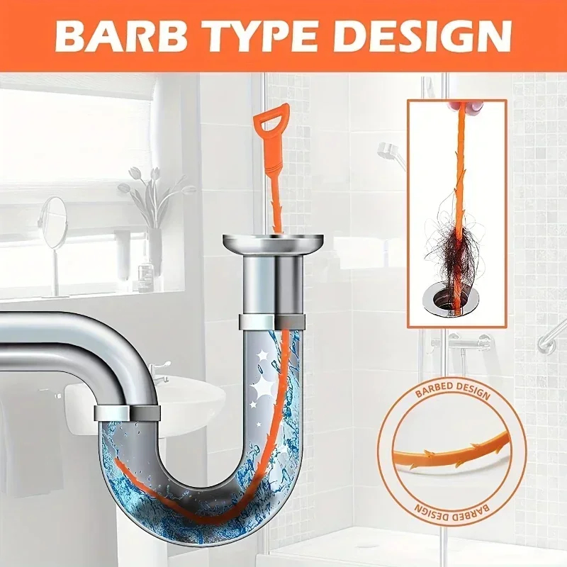 2/4/6pcs Pipe Hook Cleaner Hai - Home Improvement K&B Construction recension och pris