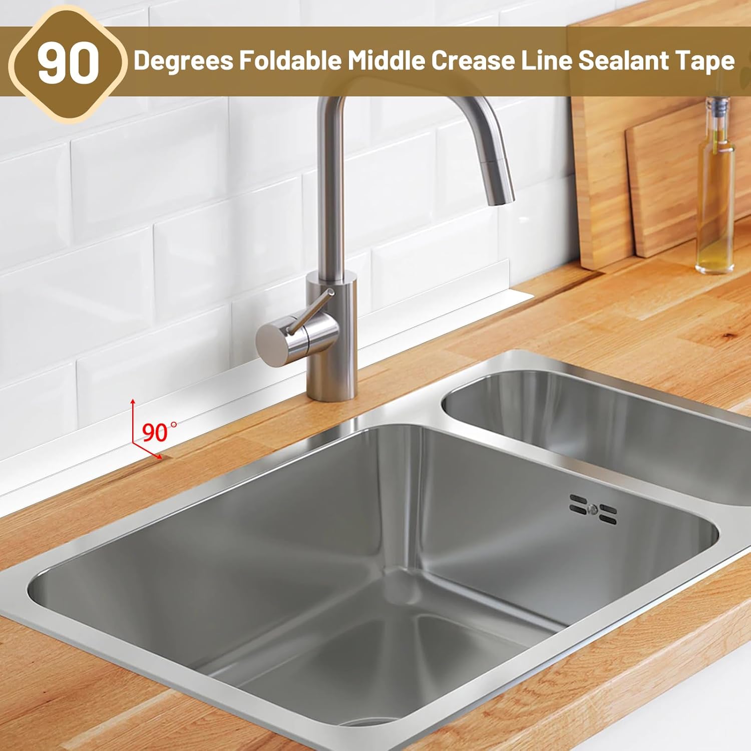 Waterproof Self-Adhesive Caulk - Home Improvement K&B Construction recension och pris