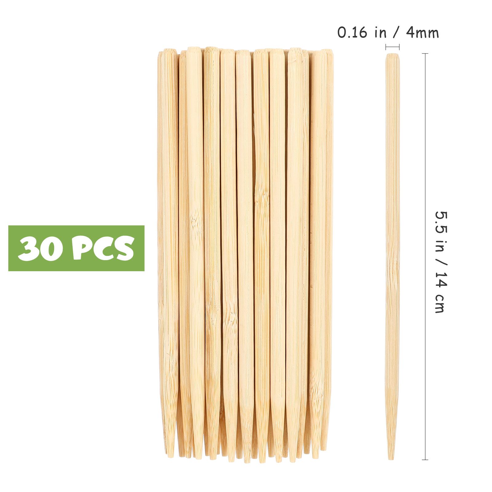 30pcs Scratch Bamboo Pens Wax  - Wood Filler Stick recension och pris