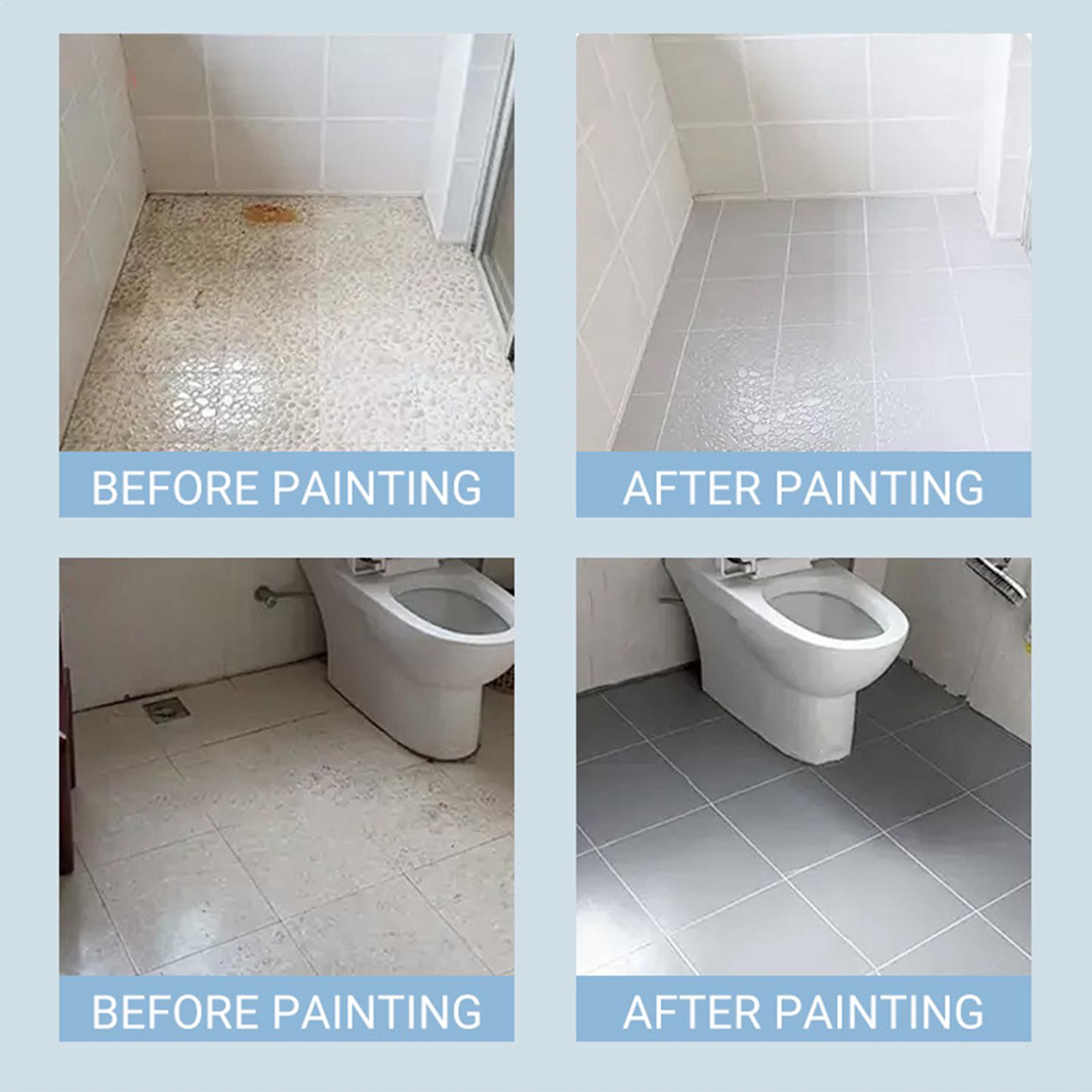 500g Tile Paint Semi Gloss Wat - Spray Paint Primer recension och pris