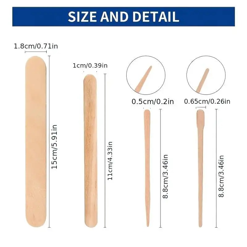 Woman Wooden Hair Removal Stic - Wood Filler Stick recension och pris