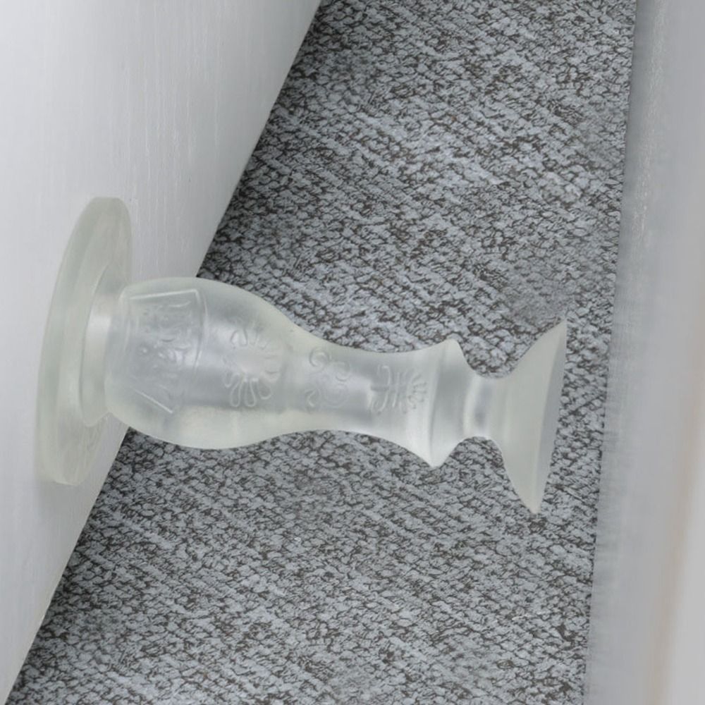 Transparent Silicone Door Stop - Door Stopper Rubber recension och pris