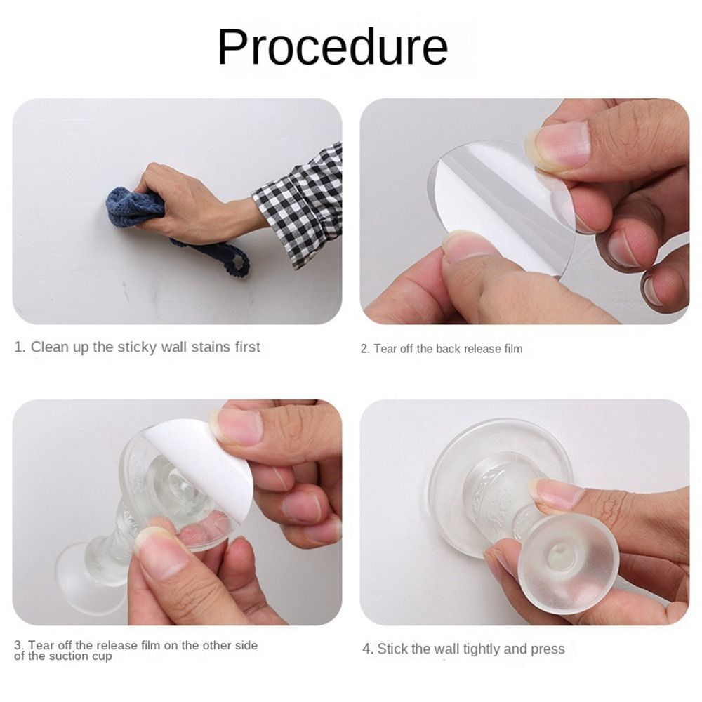 Transparent Silicone Door Stop - Door Stopper Rubber recension och pris