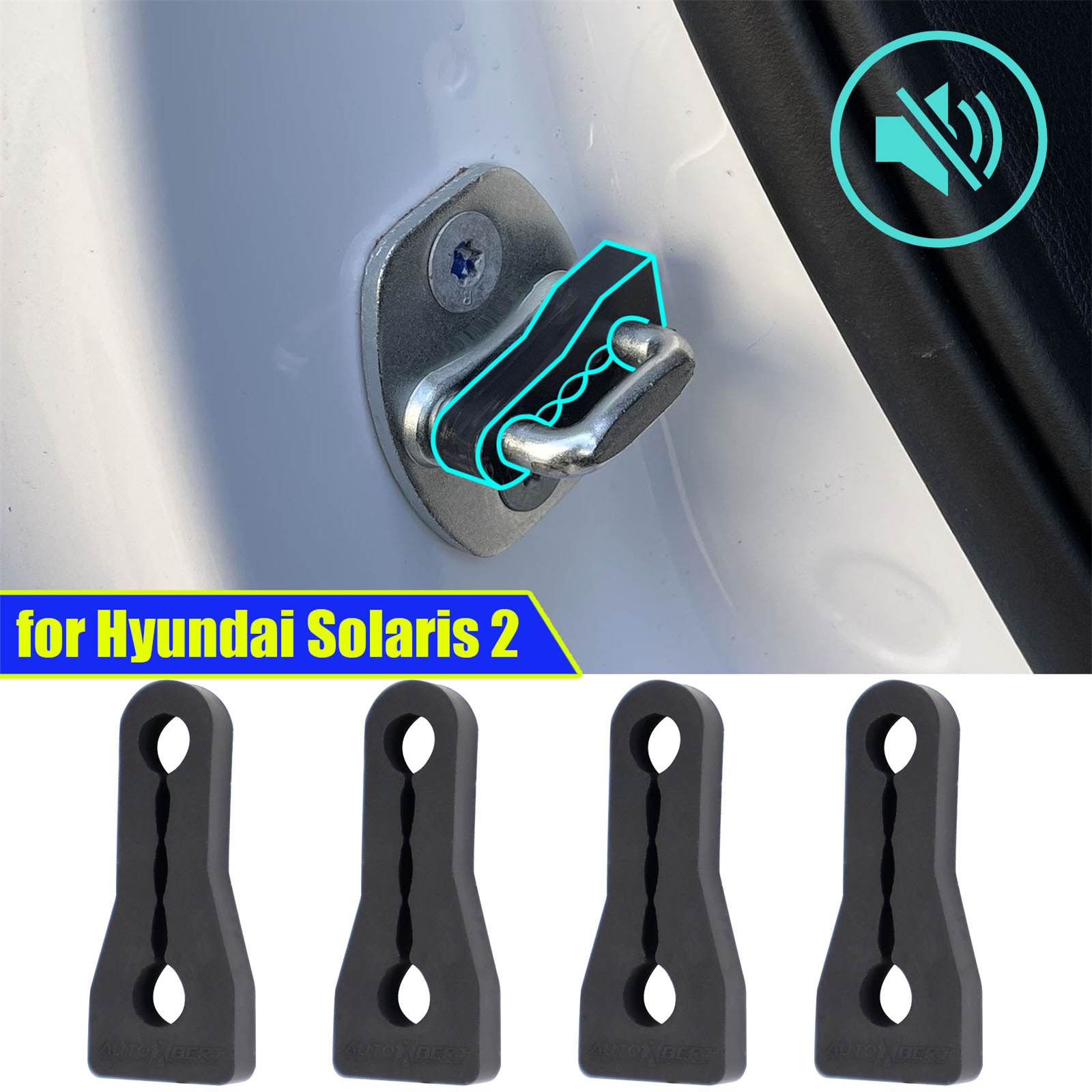 Door Lock Buffer Damper For Hy - Door Stopper Rubber recension och pris