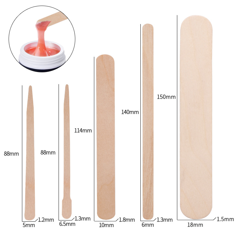100pcs Disposable Waxing Woode - Wood Filler Stick recension och pris