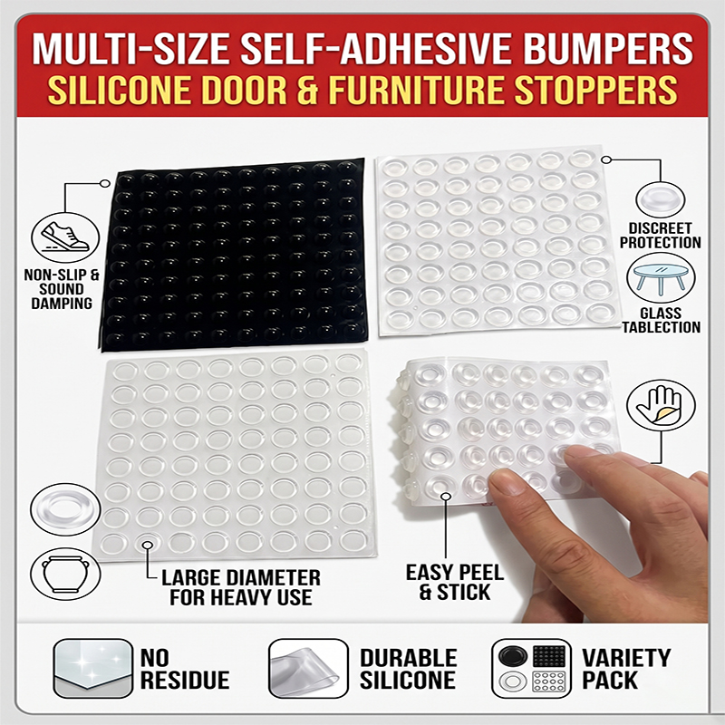Self-Adhesive Silicone Buffer  - Door Stopper Rubber recension och pris