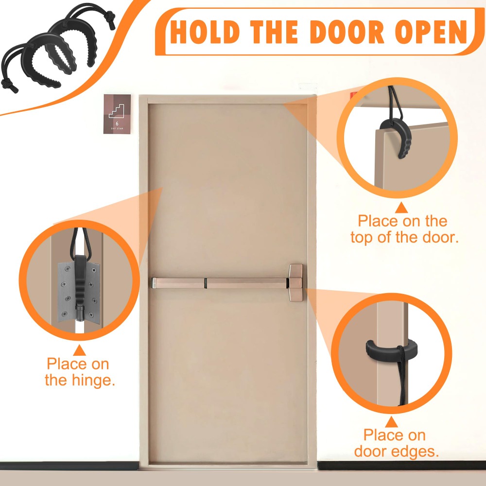 Easy to Use Rubber Door Jam Fi - Door Stopper Rubber recension och pris