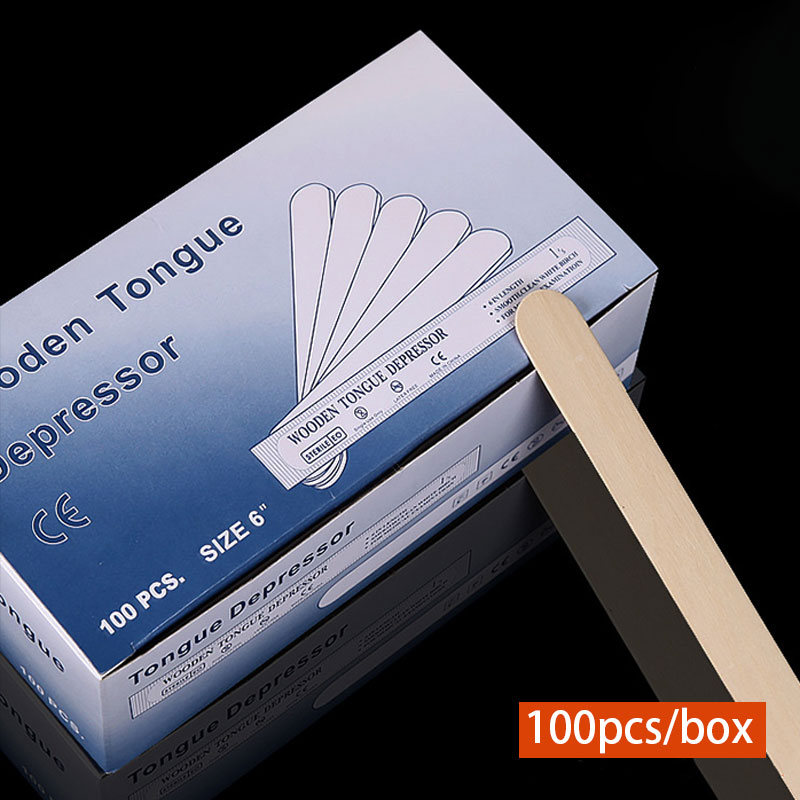 50/100pcs Tattoo Waxing Stick  - Wood Filler Stick recension och pris