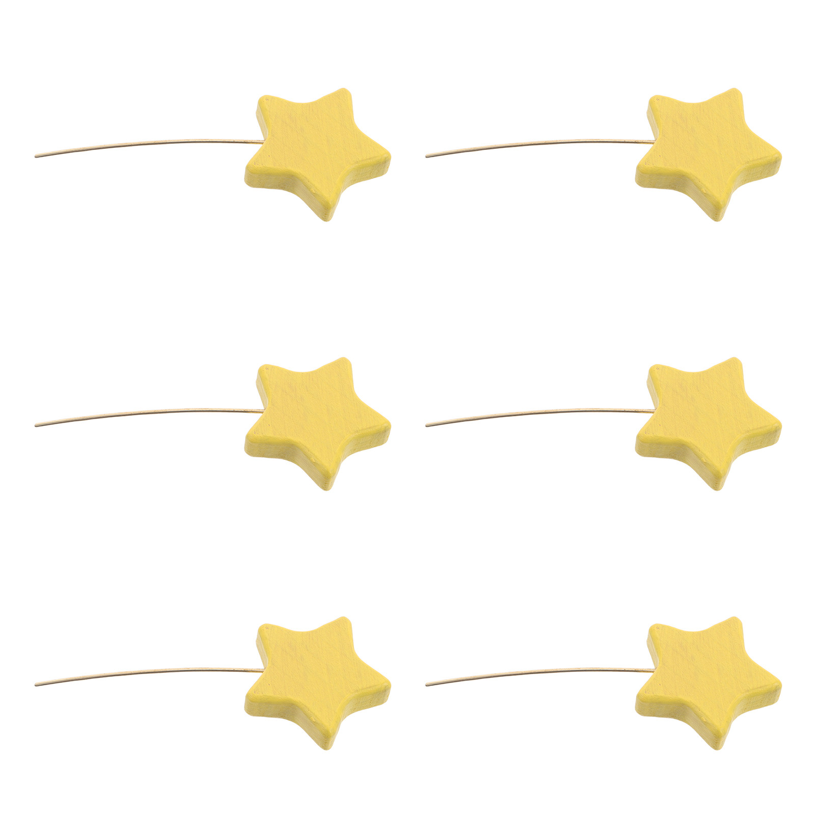 6Pcs Mini Wood Star Picks Five - Wood Filler Stick recension och pris