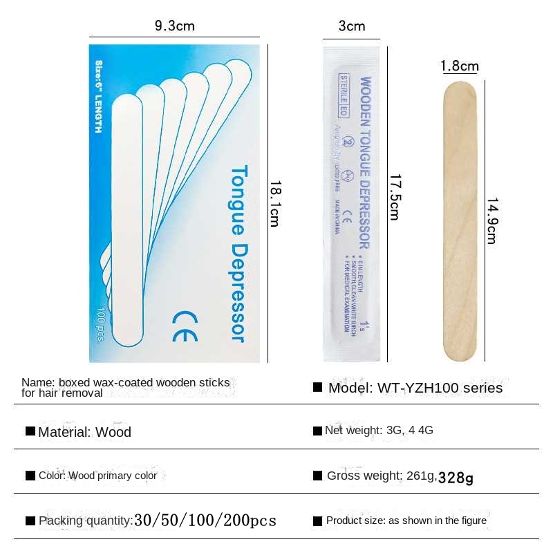 30/50/100/200PCS Disposable Ta - Wood Filler Stick recension och pris