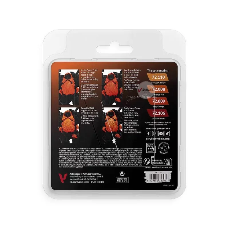 18m/ Bottle 4-color/set of Env - Spray Paint Primer recension och pris
